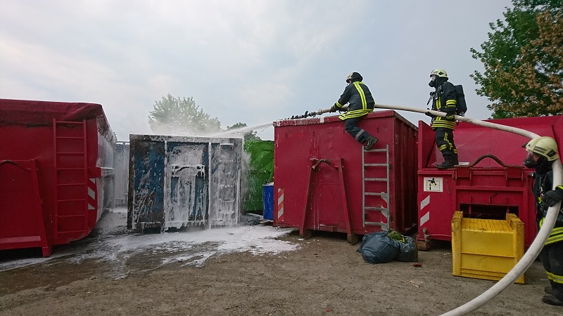 NKR1a Erster Löschangriff